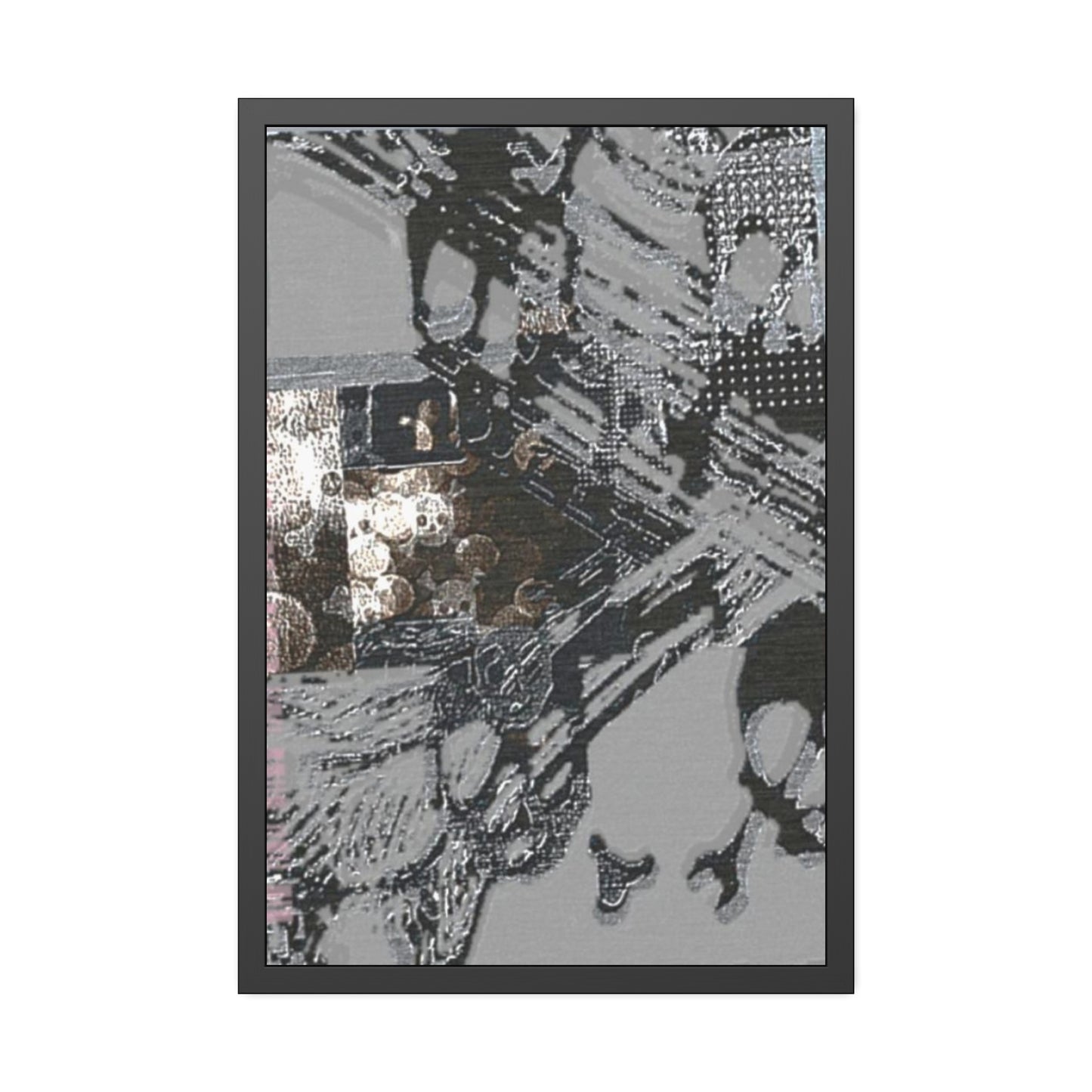 [A] Bones + Metal - 2024 |  Framed Fine Art Graphic Print