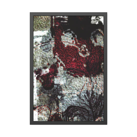 [A] Blood Skull - 2024  |  Framed Fine Art Graphic Print