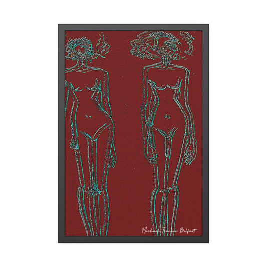 [A] Red Sketches - 2023 |  Framed Fine Art Graphic Print