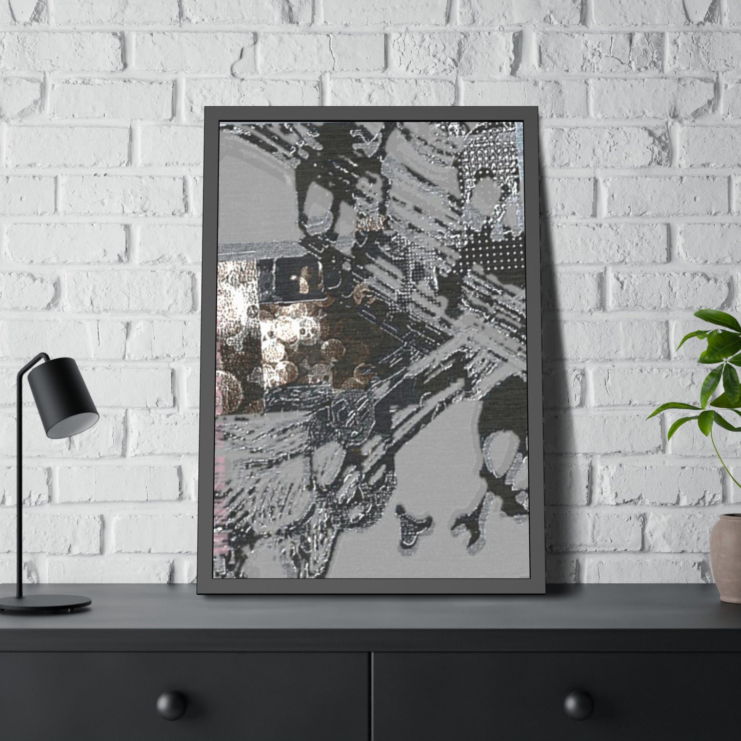 [A] Bones + Metal - 2024 |  Framed Fine Art Graphic Print