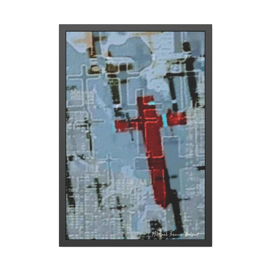 [A] Sea of Crosses - 2023 |  Framed Fine Art Graphic Print